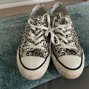 Cheetah print Converse All stars